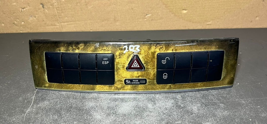 03-06 Mercedes-Benz W203 C-Class Hazard Switch Warning Button A203 8702510