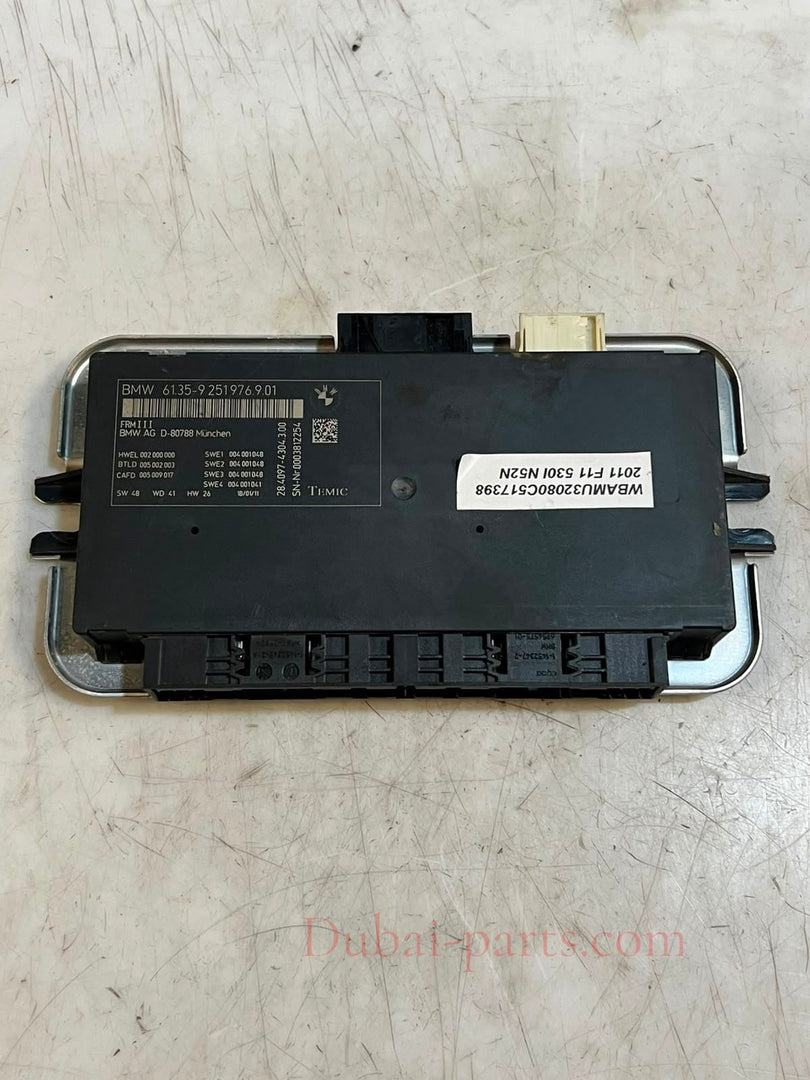 2011-2015 BMW F01 F02 F07 F10 F11 F25 528i 535i FRM3 Footwell Module 9251976 OEM