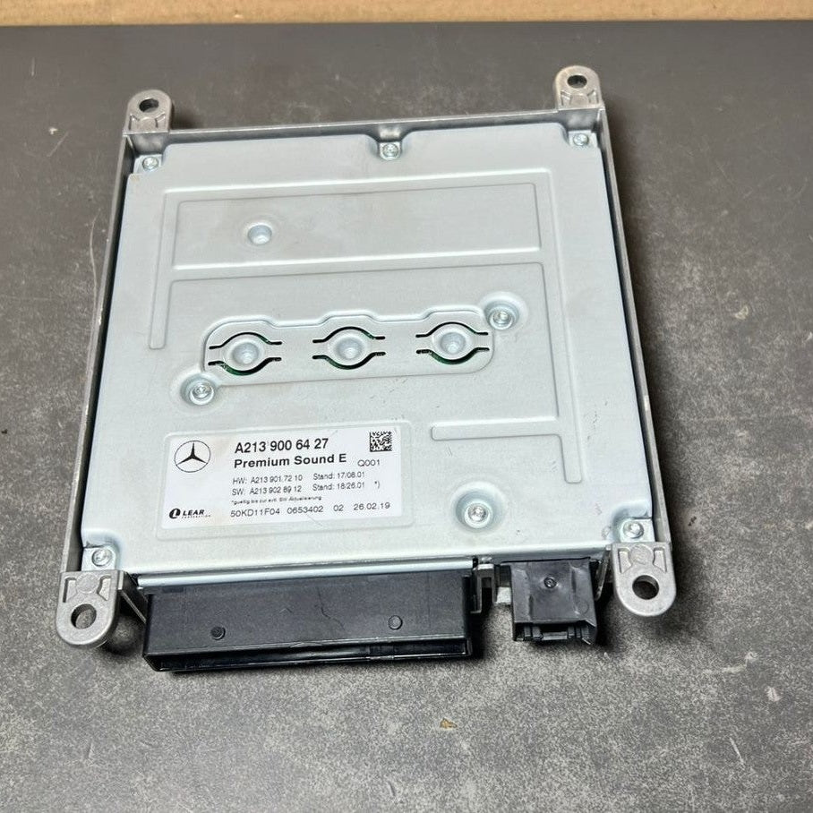17-20 Mercedes W213 Burmester Lear Sound Amplifier Assembly A213 9006427 OEM