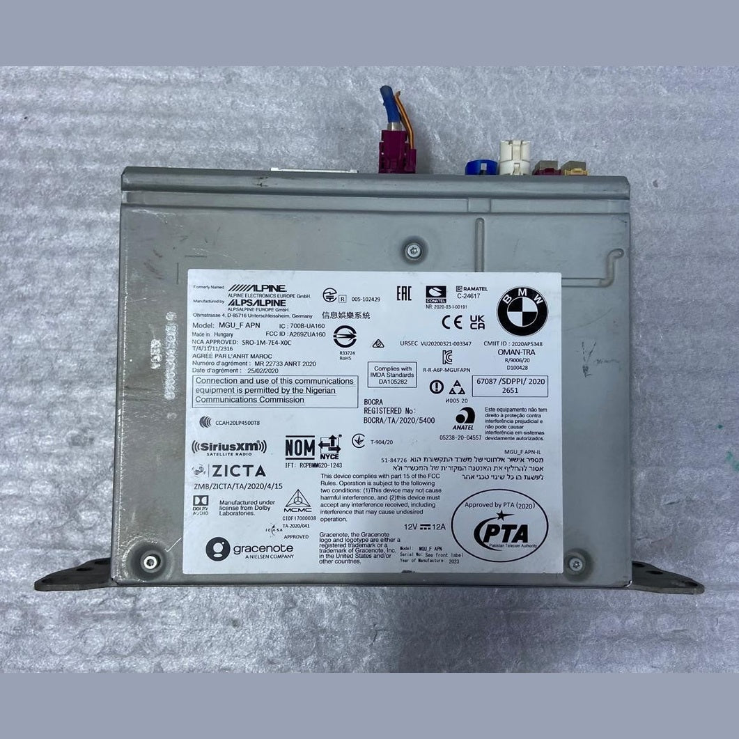 OEM BMW 1 Series (F40) Audio Headunit Multimedia 5A84B43 ALPINE