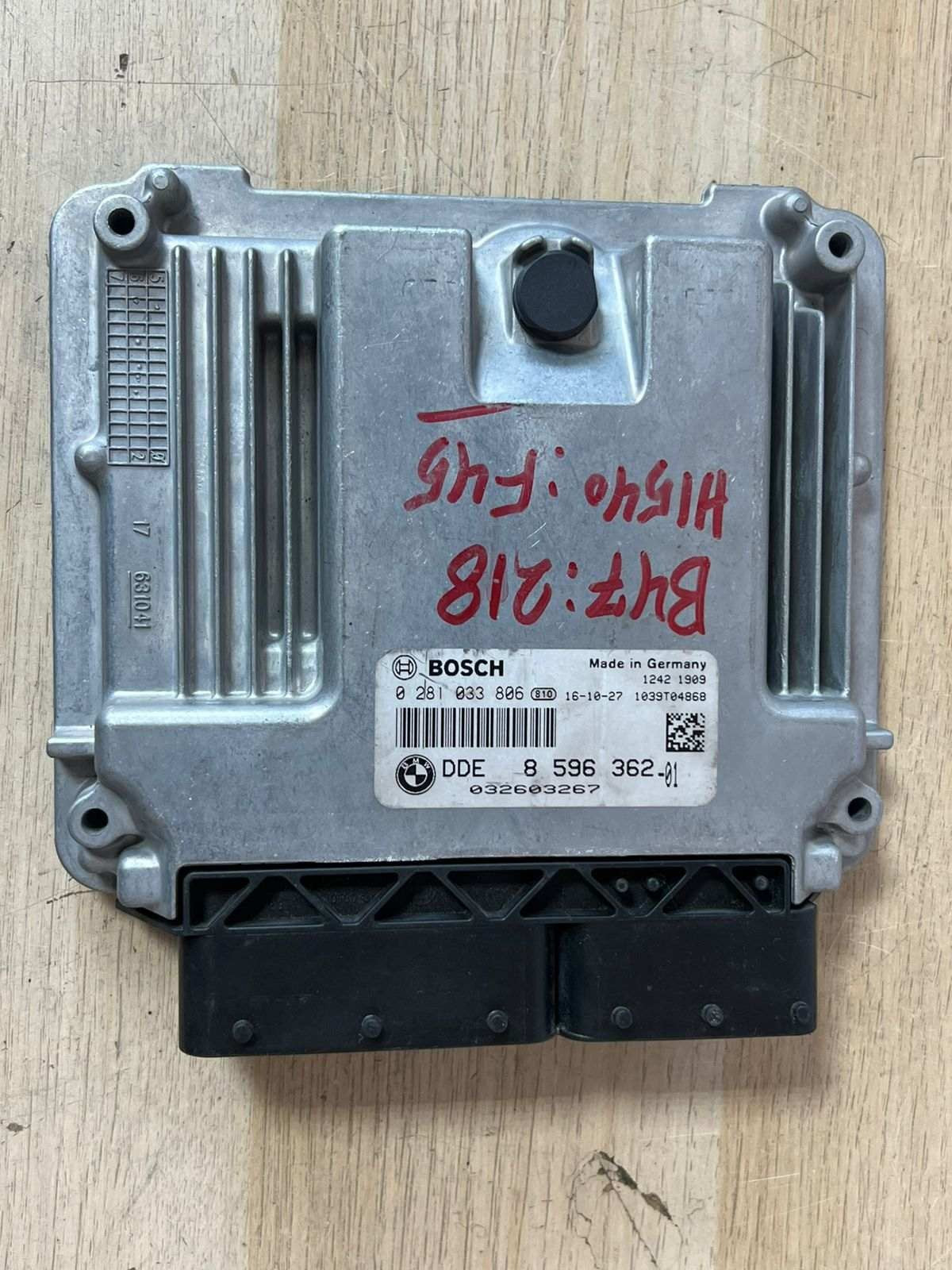 2017 BMW X1 B47 218 F45 Engine Control Unit 8596362 320d F30 420d F32 F36 DIESEL