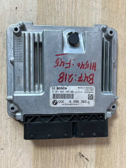 2017 BMW X1 B47 218 F45 Engine Control Unit 8596362 320d F30 420d F32 F36 DIESEL
