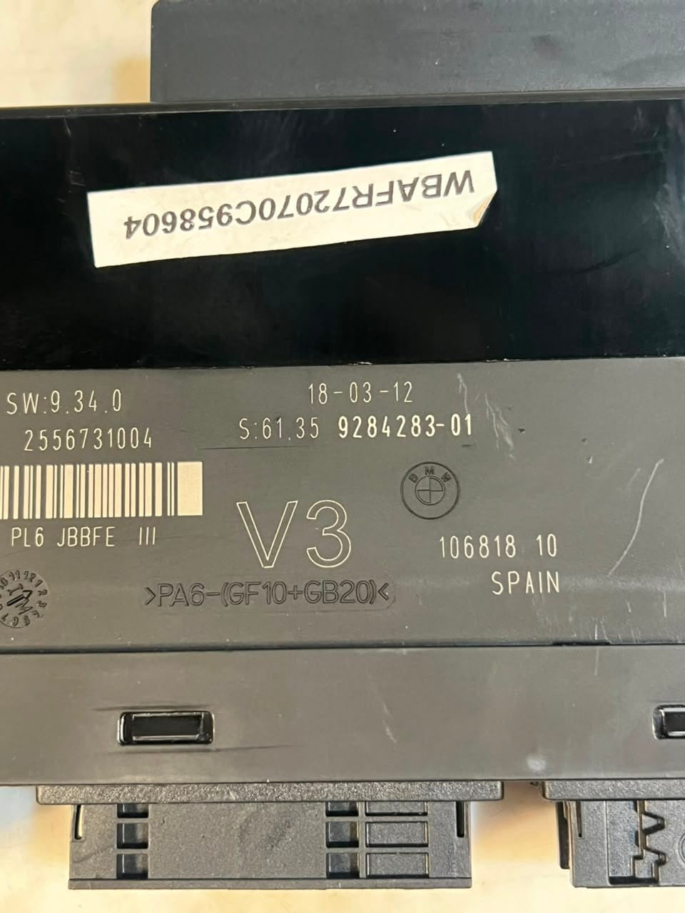 BMW 5' F10 F11 F06 F12 JUNCTION BOX BCM Comfort Control Module 9284283 OEM