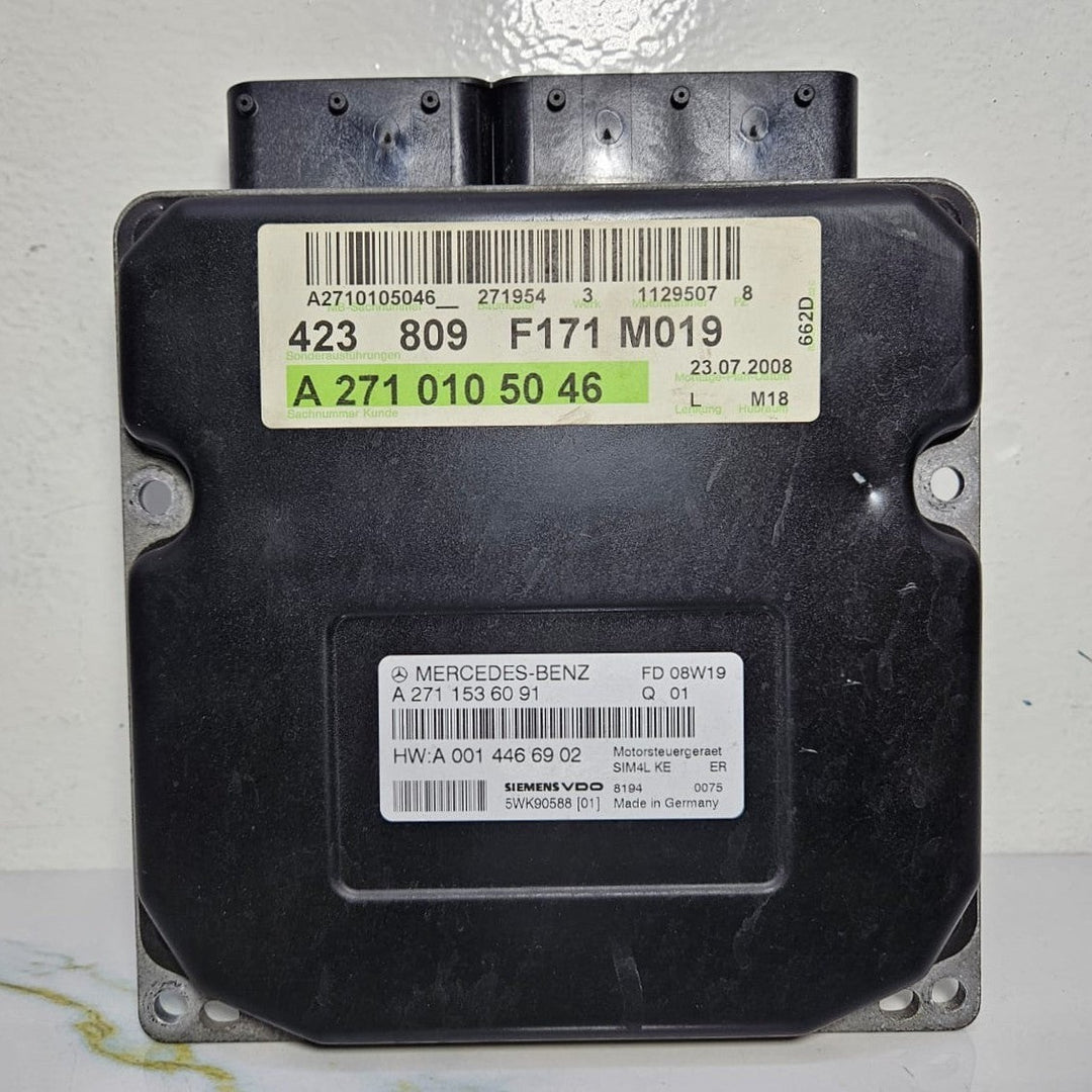 04-11 Mercedes W171 SLK Engine Control Module Unit ECM ECU A271 1536091 OEM