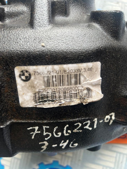 BMW Rear Differential 7566221 3 Series E90 E91 E92 325i N53 Ratio 3.46 325I 330I