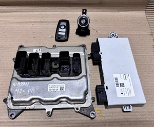 BMW F10 520i N20 2012 vin DX50049 ENGINE CONTROL UNIT ECU SET - 7646763