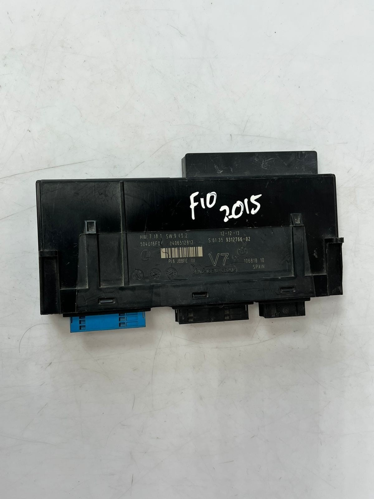 2013 BMW 5 SERIES F11 F10 BODY CONTROL MODULE ECU OEM 9312766 OEM