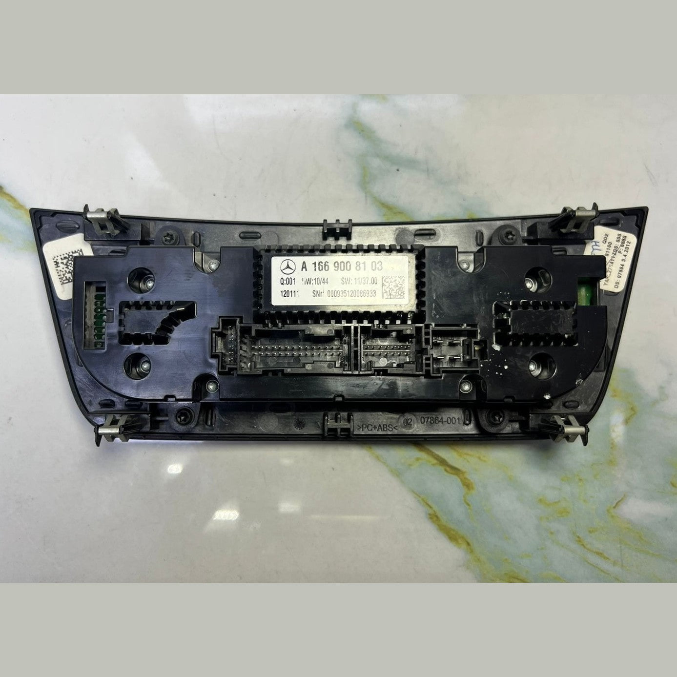 12-2015 Mercedes ML350 Climate Control Panel A1669008103 ML Class W166 GLE W292