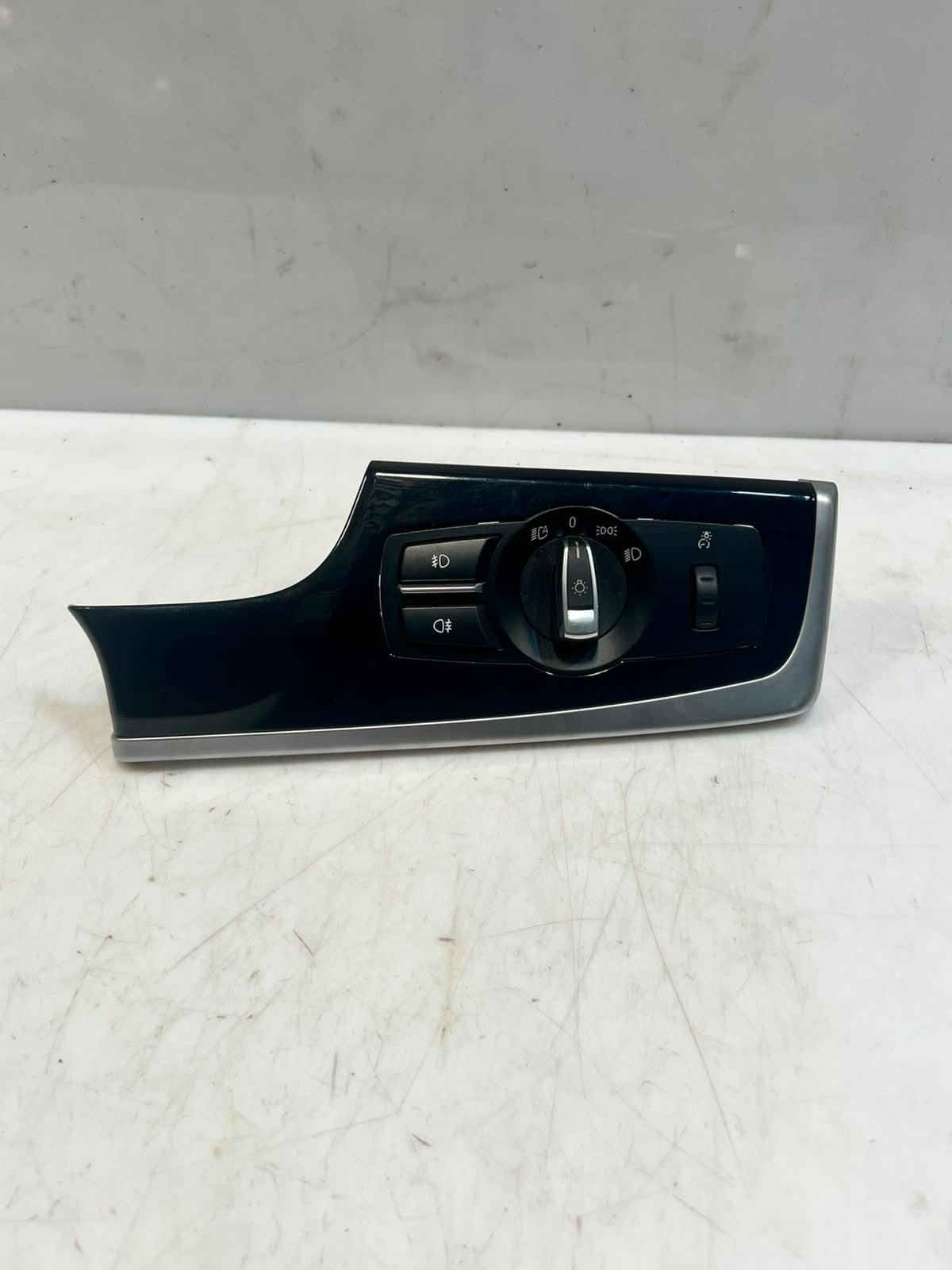 BMW 5 Series F10 F11 Headlight Switch Panel Trim Driver Glossy 9166928 OEM