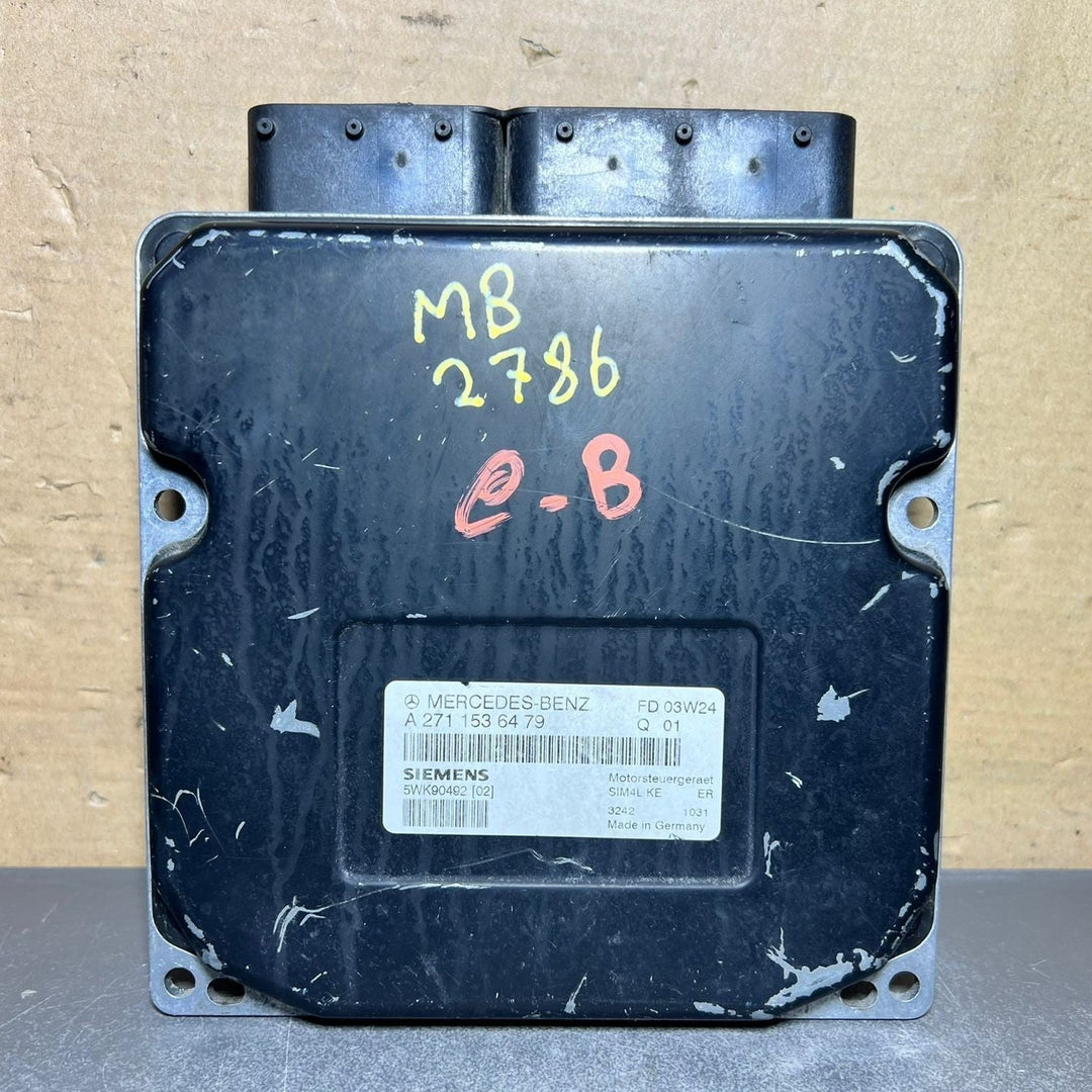 03-06 Mercedes W203 C-Class Engine Control Module Unit ECM ECU A271 1536479OEM