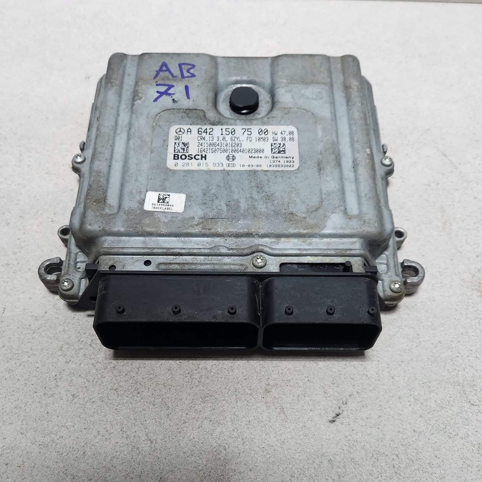 Mercedes-Benz ML320 Engine Control Module A6421507500 2007-2012 W164 350 CDI