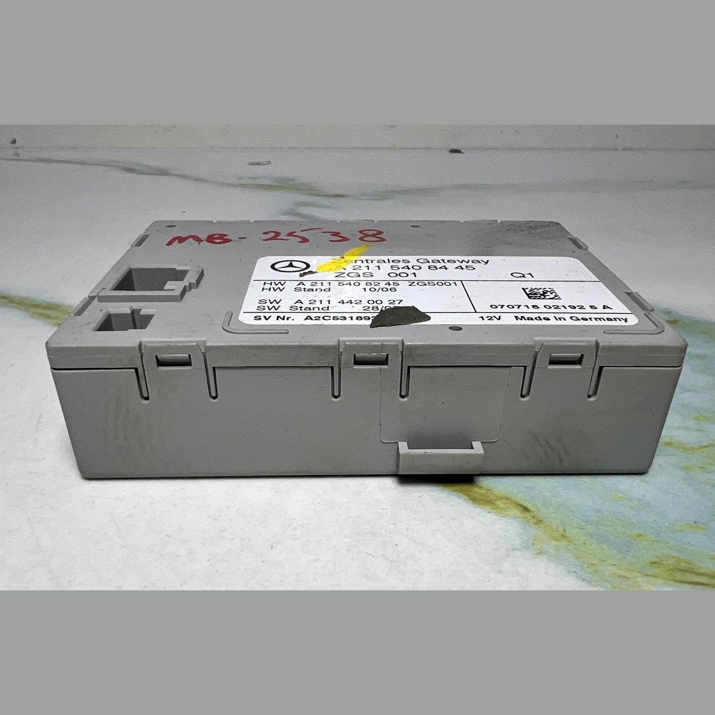 2007-2008 Mercedes E320 Central Gateway Control Module A2115408445 W211 E-Class