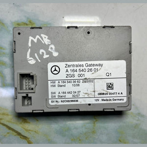 2010-2013 Mercedes-Benz GL350 Central Gateway Control Module A1645402601 W164