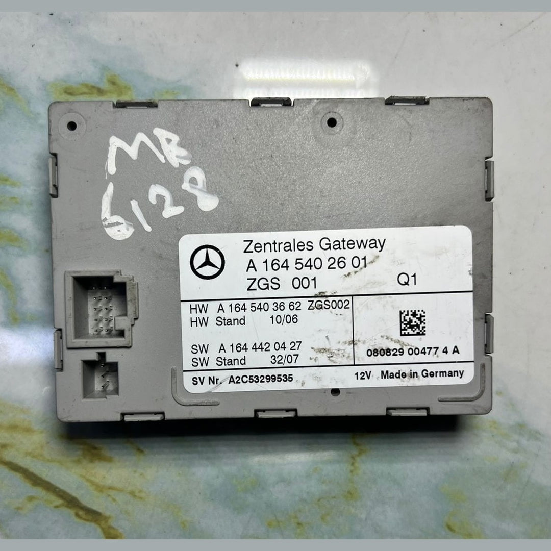 2010-2013 Mercedes-Benz GL350 Central Gateway Control Module A1645402601 W164