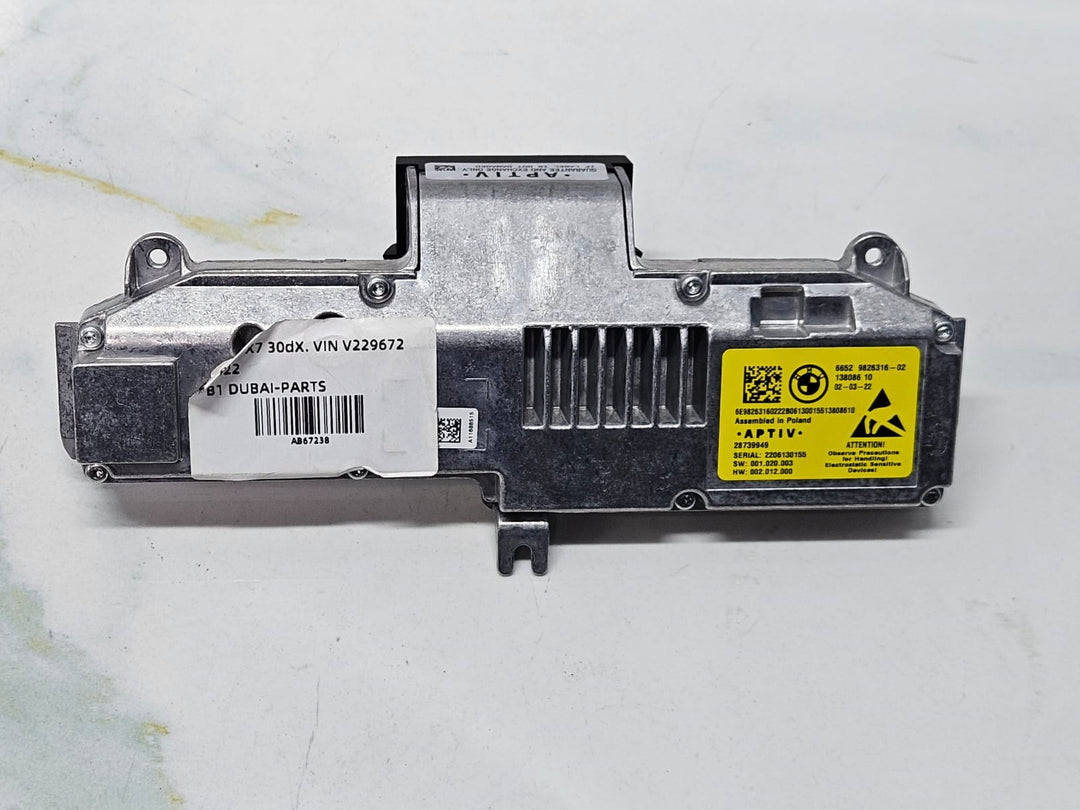 2019-2026 BMW X3 G05 G12 Driver Assistance Camera System 9826316 OEM