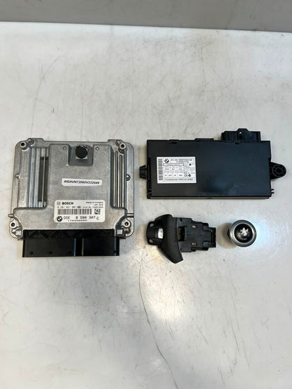 2015 BMW X1 E84 18d N47N Engine Control Unit ECU SET DDE+ CAS3+ 1KEY 8580307
