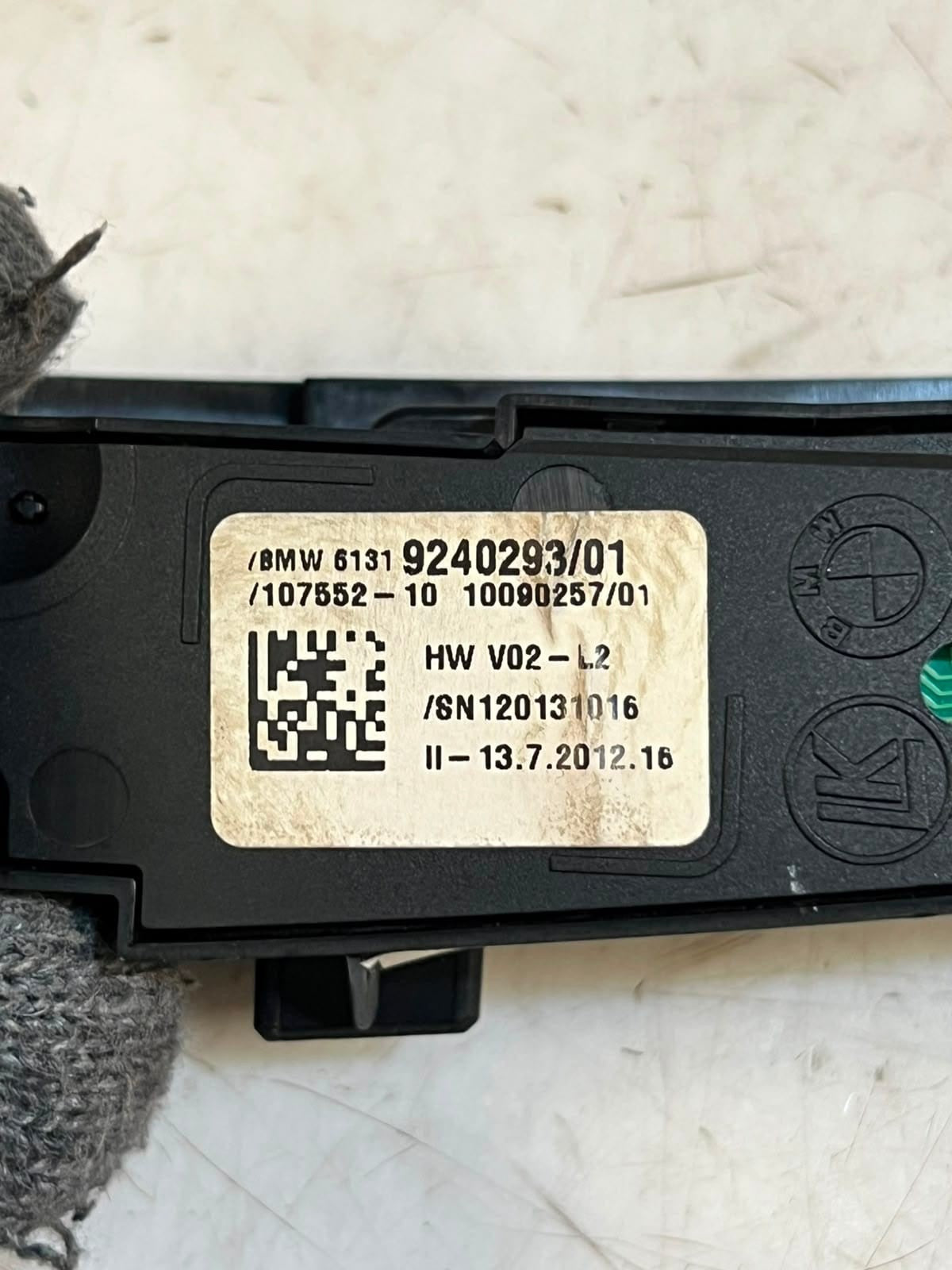 2010-2018 BMW X3 F25 and X4 F26 Eco Pro Sport Switch 9240293 OEM