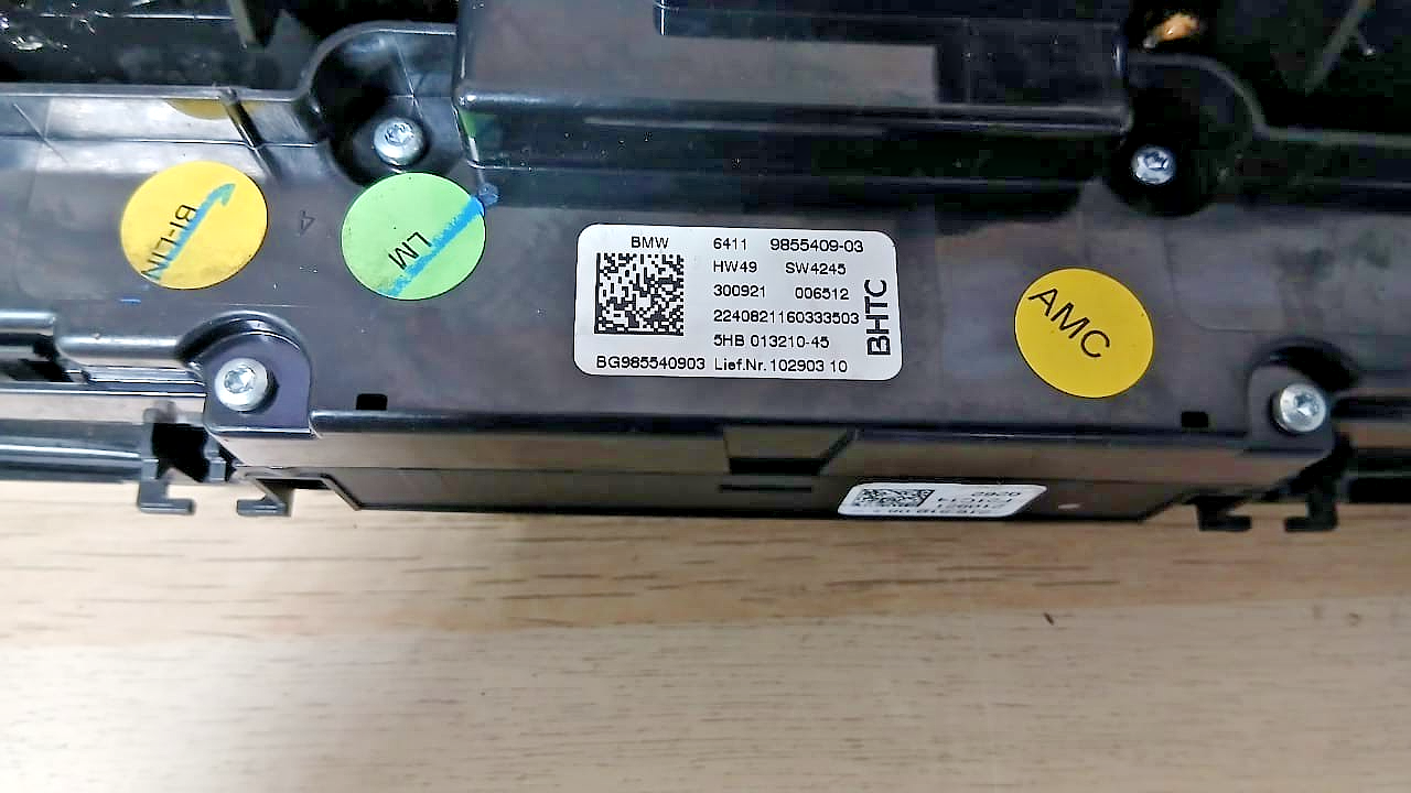 BMW G20 OEM Automatic A/C Climate Control Module AC 9855409 Used Genuine