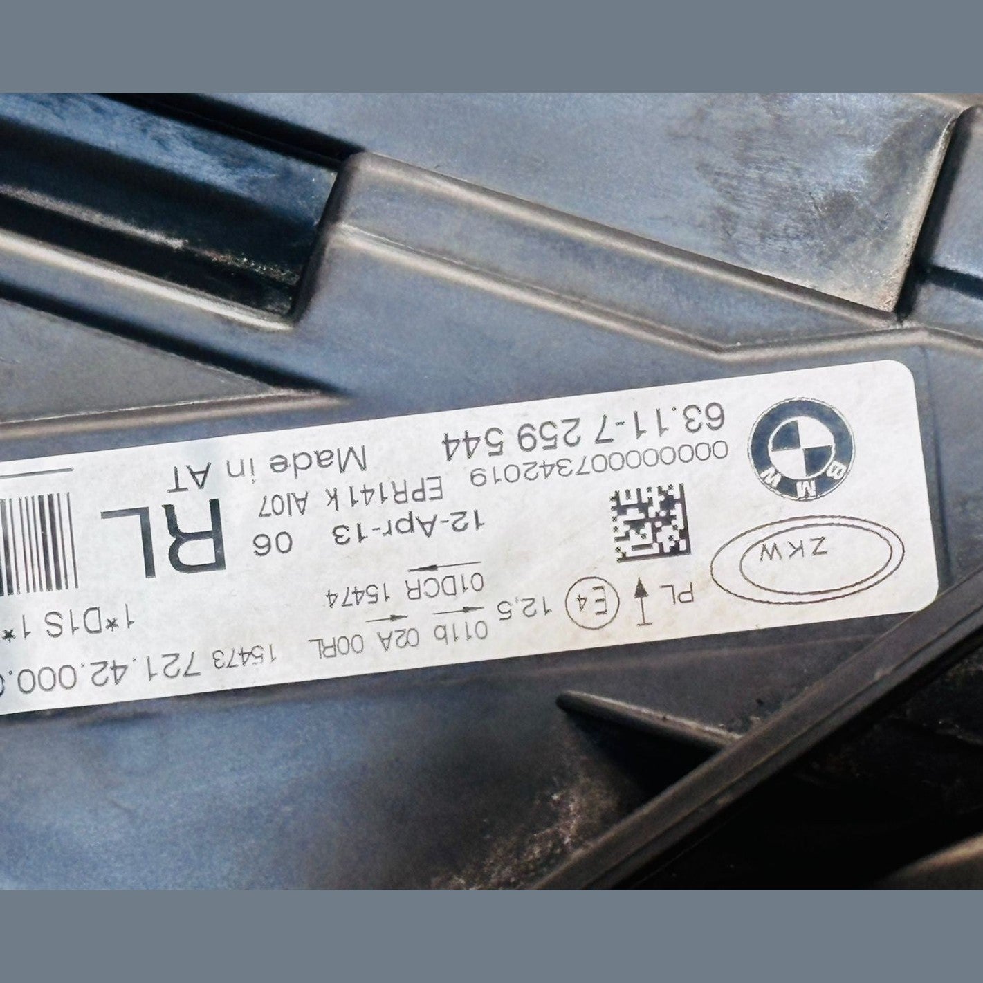Bmw 3 Series 320I 2013 F30 Headlight XENON Right side RHD 7259544