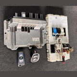 BMW 1 2 3 F20 F22 F30 1.8i B38 ENGINE CONTROL UNIT DME FEM KEY SET - 8674265