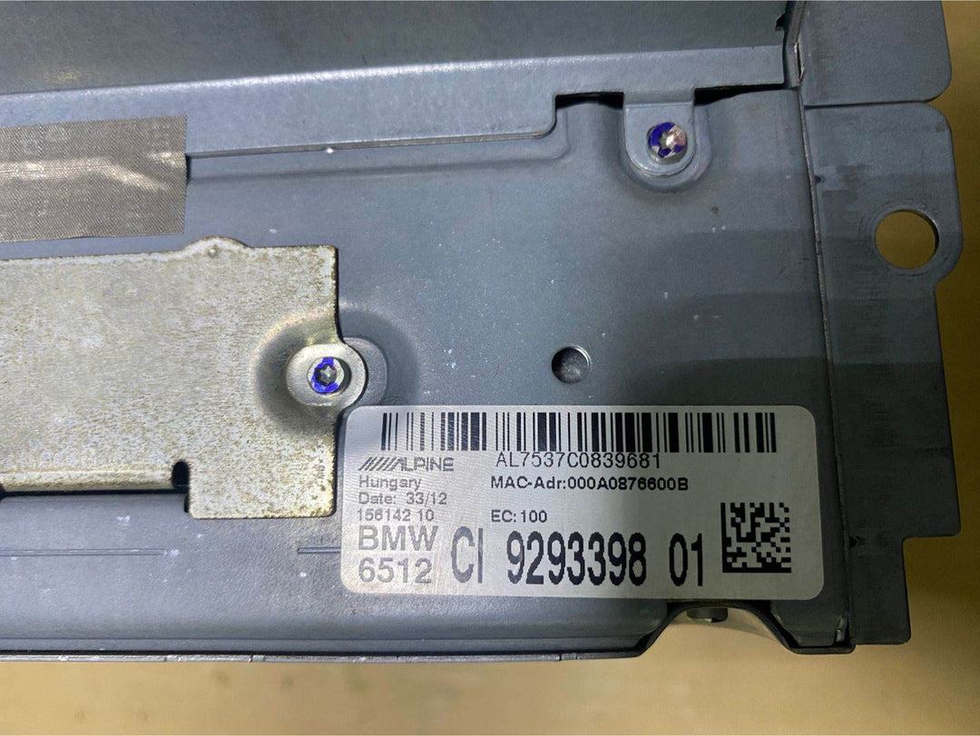 BMW Navigation Head Unit 9293398 F01 F06 F10 series  CIC Navigation 