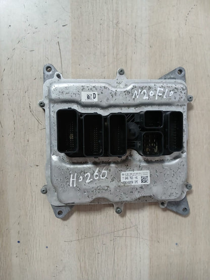 BMW F10 520i N20 2012 ENGINE CONTROL UNIT ECU SET + CAS4 CA + NO KEY - 7646763