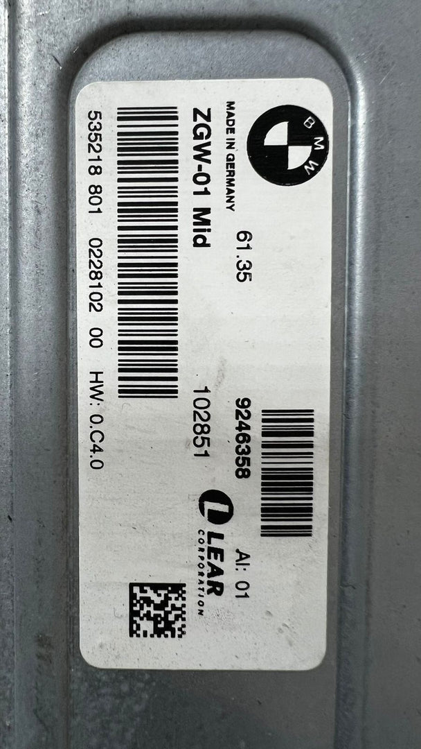 BMW Central Gateway Module 9246358 F02 F07 F10 F11 F12