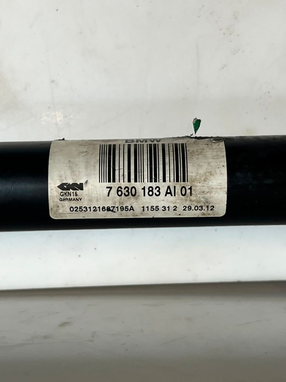 2016-2018 BMW F10 5 Series 528i and 520i Drive Shaft Rear Left 7630183 OEM