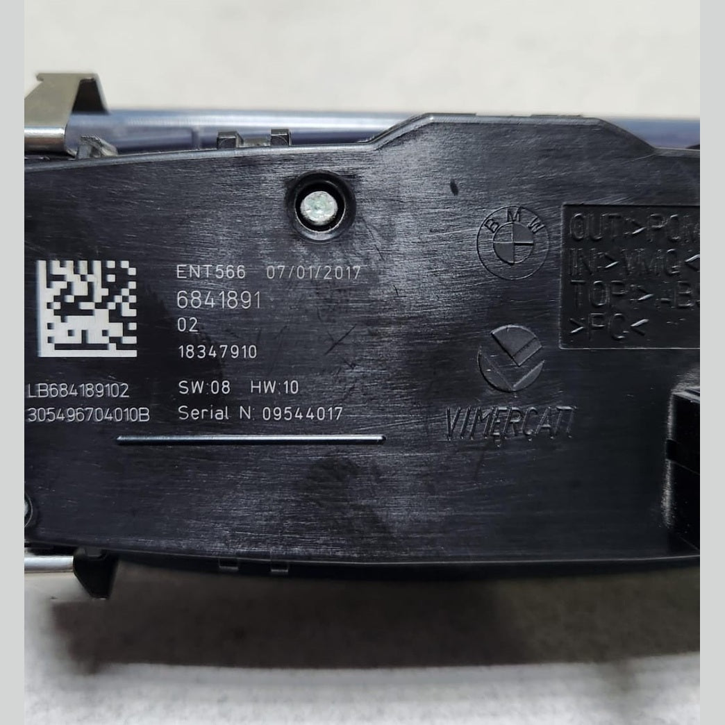 2015-2019 BMW 740i Headlight Fog Light Control Switch Panel 6841891 7 Series G11