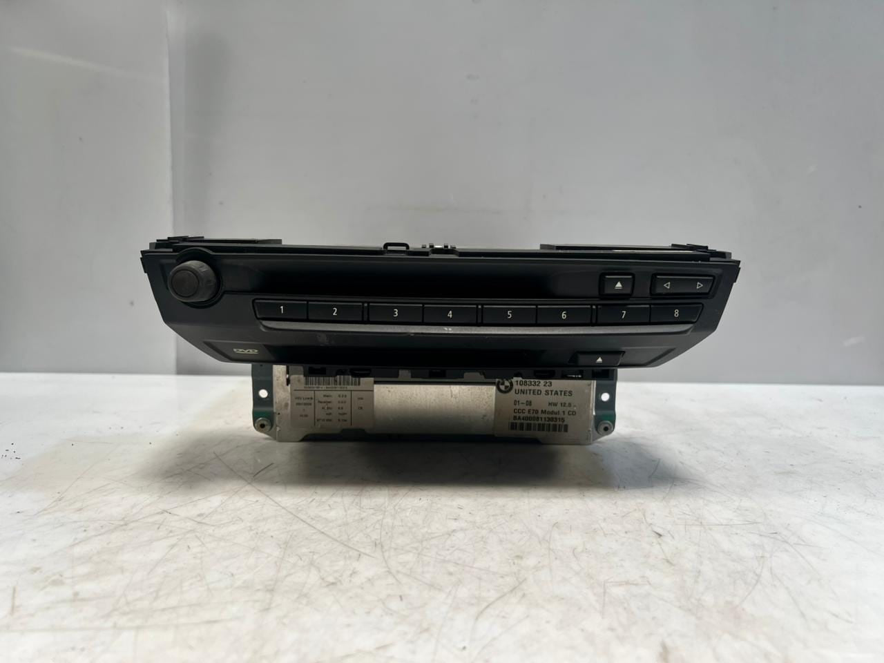 2007-10 BMW X5 E70 X6 E71 Navigation System Cd Player Sat Head Unit 9170732 OEM