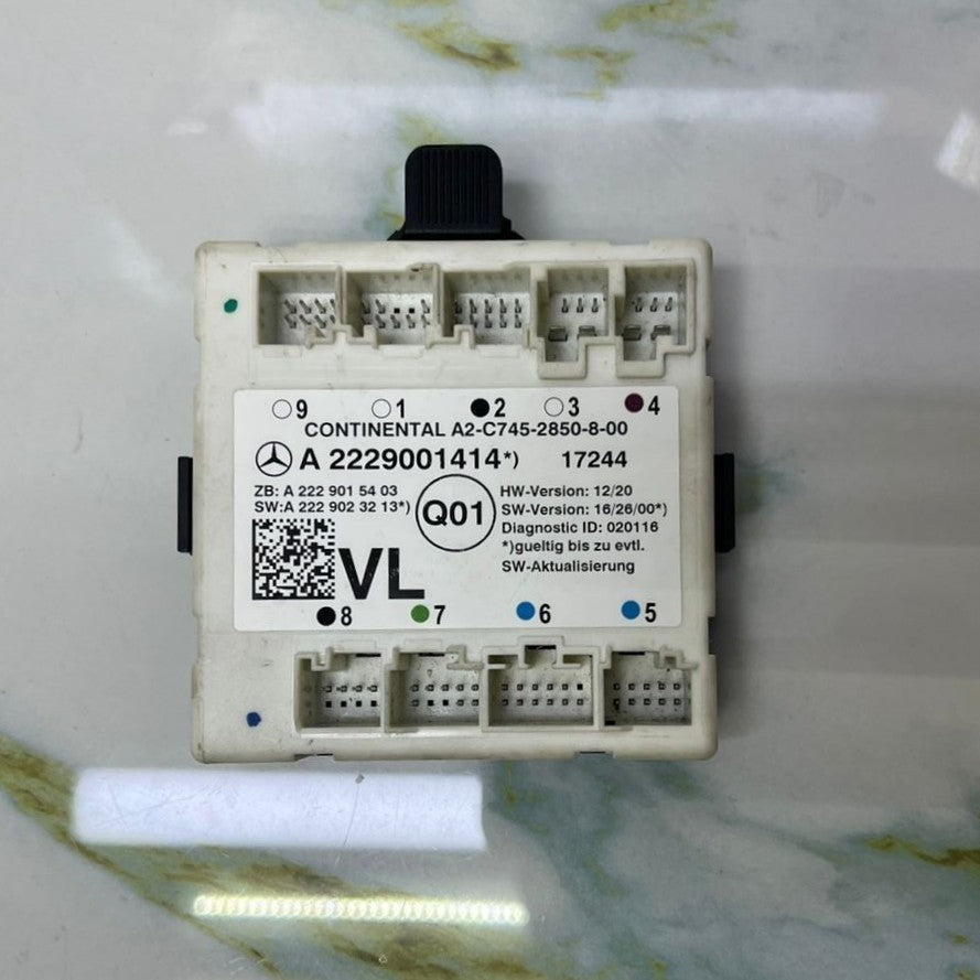 Mercedes-Benz W222 S-Class Front Left Side Door Control Module A222 9001414 OEM