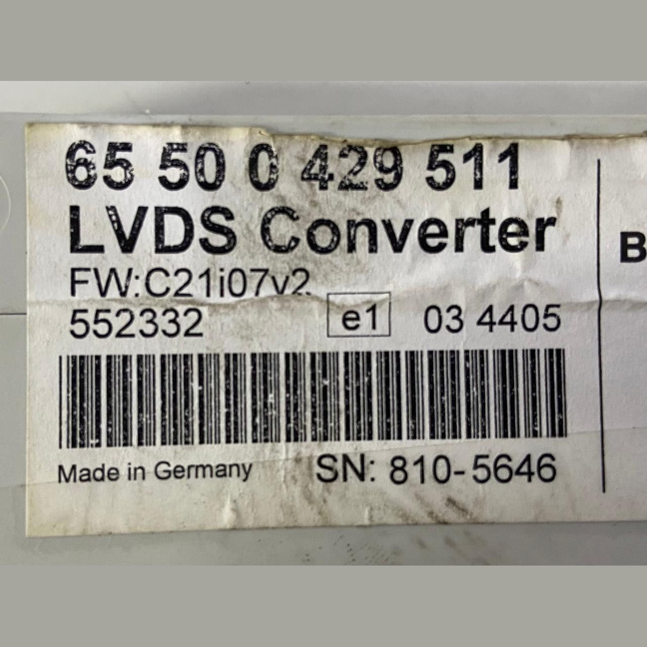 BMW 530I E60 X5 E70 LVDS Converter Module 0429511