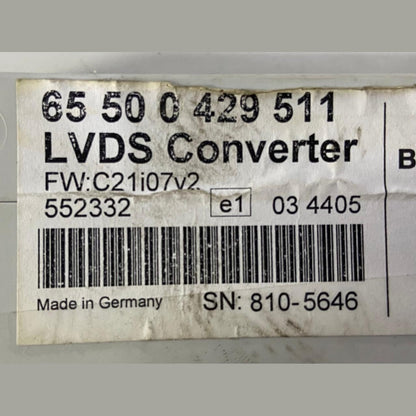 BMW 530I E60 X5 E70 LVDS Converter Module 0429511
