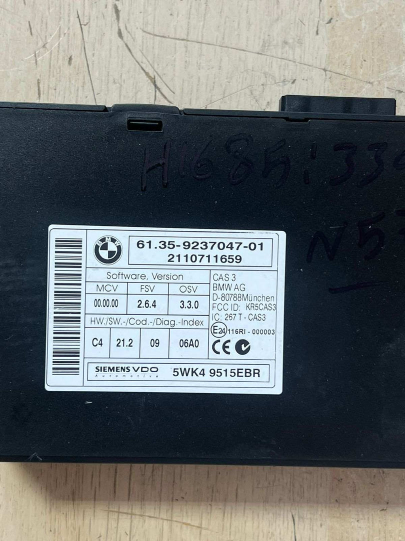 2011 BMW N57 330D Engine Control Unit ECU SET DDE + CAS3 + 1KEY 8510221