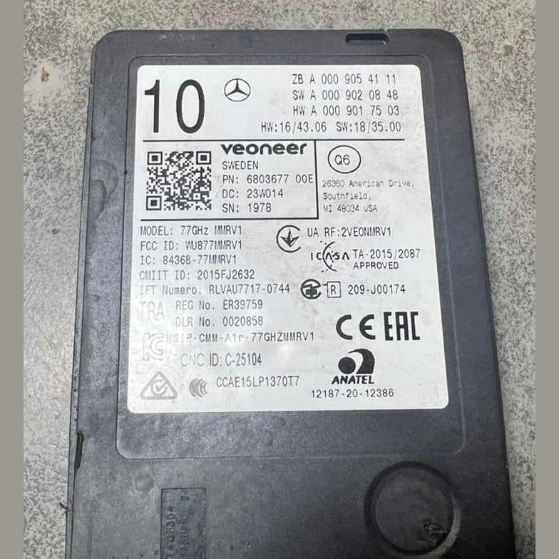 20–24 Mercedes W247 GLB AMG Blind Spot Radar Sensor Control Module A000 9054111