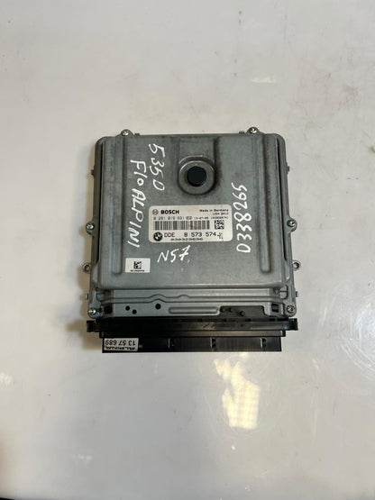 BMW 5' F10 N57 535D Engine Control Unit ECU SET DDE+ CAS4+ 1KEY 8573574 OEM