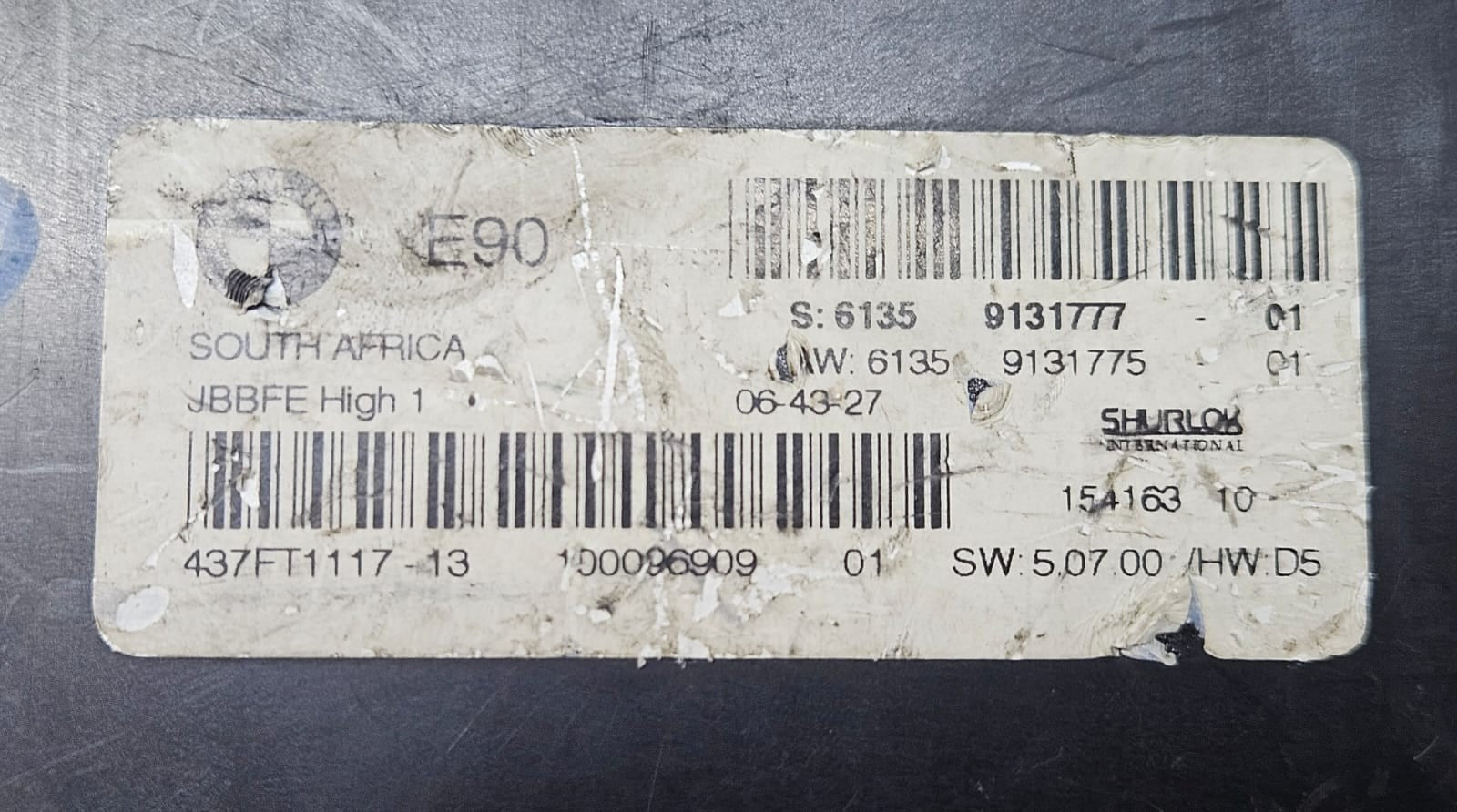 2007-2008 BMW E90 E92 E93 328i Junction box Body Control Module 9131777 OEM