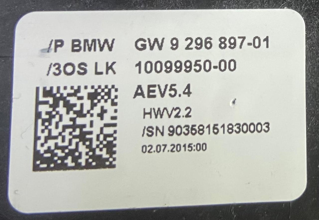 BMW 1 2 3 4 SERIES F20 F22 F30 F32 F36 AUTOMATIC GEAR SELECTOR SHIFTER 9296897