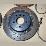 Mercedes-Benz E63 W212 E-Class Front \ Rear Brembo Red Calipers & Brake Discs