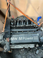 Load image into Gallery viewer, BMW E36 M3 S50B30 3.0L Complete Engine &amp; Manual Gearbox 75K KM 50030546 OEM