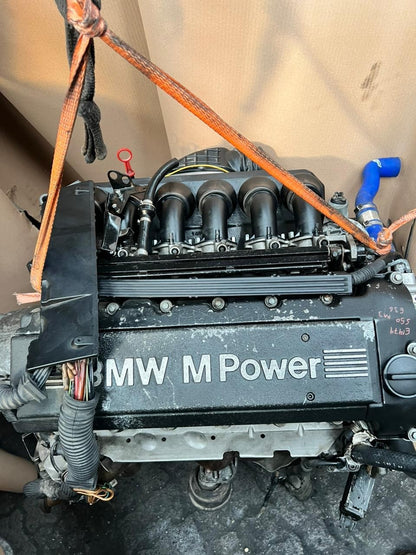 BMW E36 M3 S50B30 3.0L Complete Engine & Manual Gearbox 75K KM 50030546 OEM