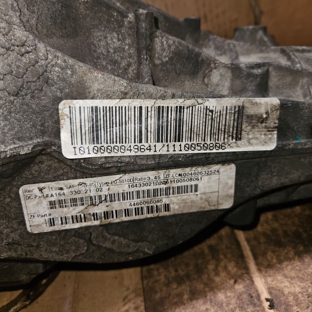 2007-2009 Mercedes-Benz GL320 Front Differential A1643302102 GL M-Class X164 W16
