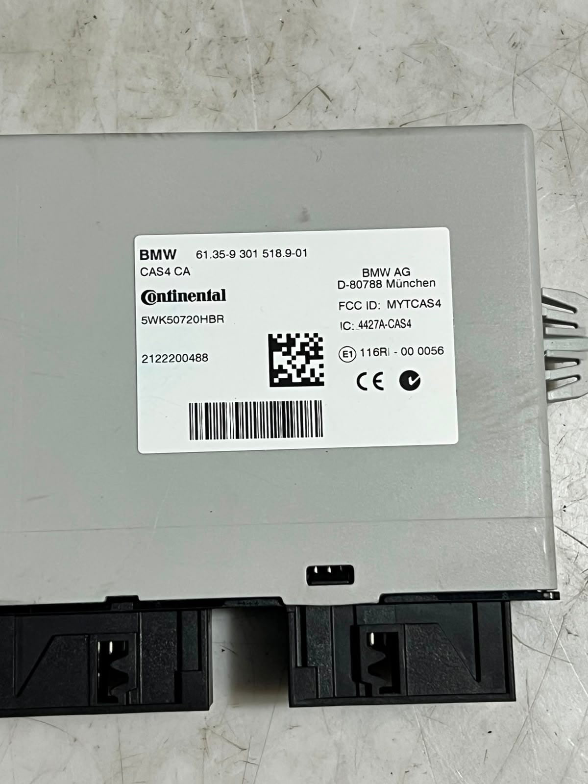 BMW X3 20iX F25 2011-17 N20 ENGINE CONTROL UNIT ECU KIT DME+CAS4+1KEY 7649122