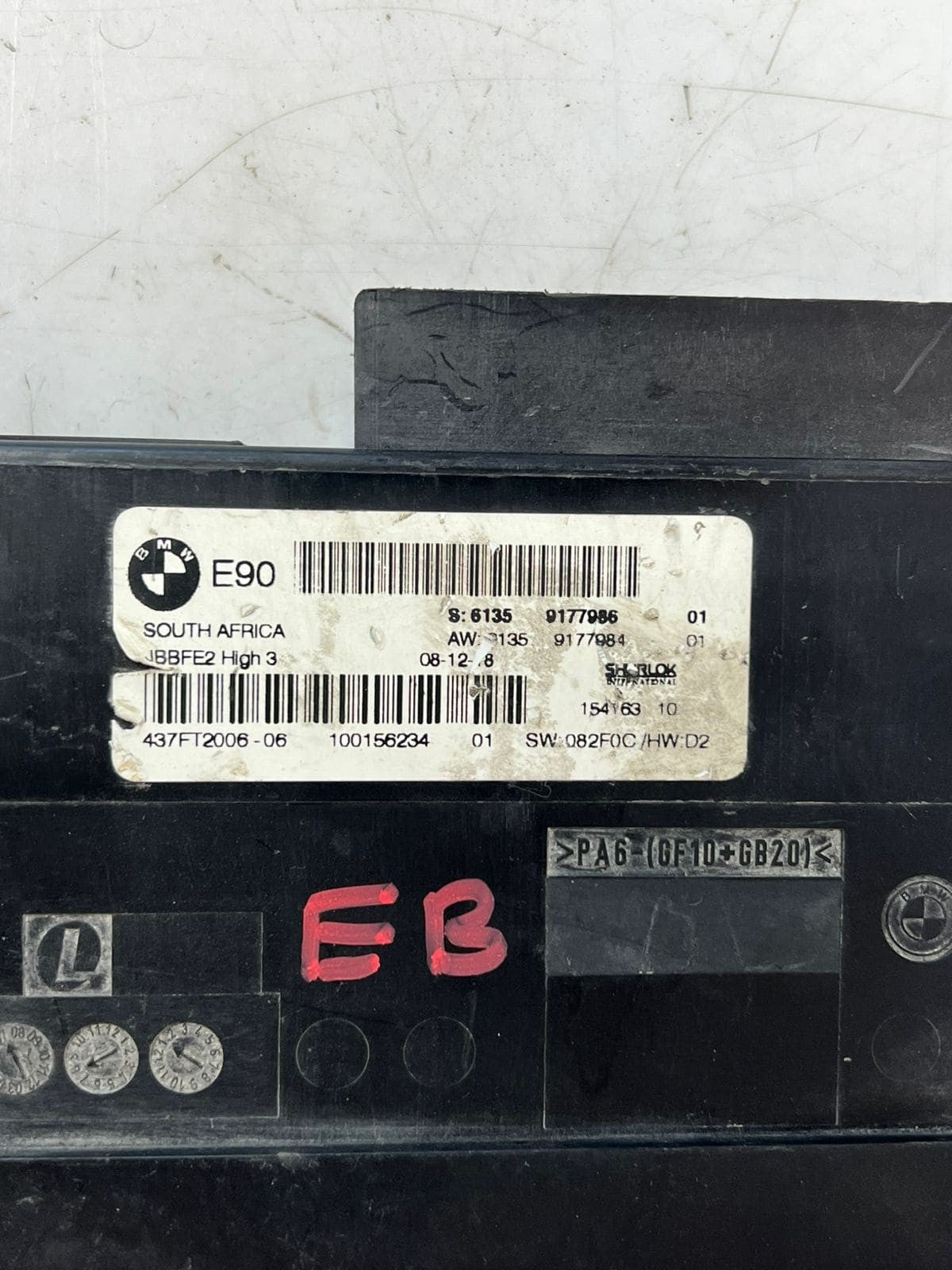 2007-2008 BMW 323i 320i E90 Body Control Module BCM 9177986 OEM