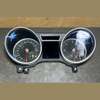 13-16 Mercedes-Benz W166 GLE Instrument Cluster Speedometer A166 9000919 OEM