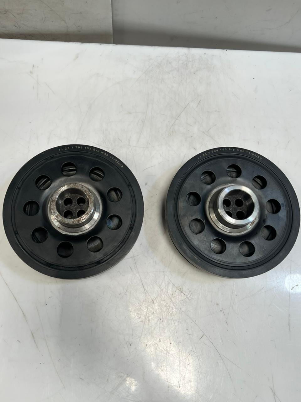 BMW N47D20A Crankshaft Pulley With Vibration Damper 7799153 OEM