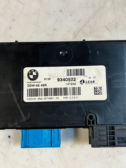 2014 BMW 5 Series F10, F11, F07 GT 530 535d Gateway Control Module 9340522