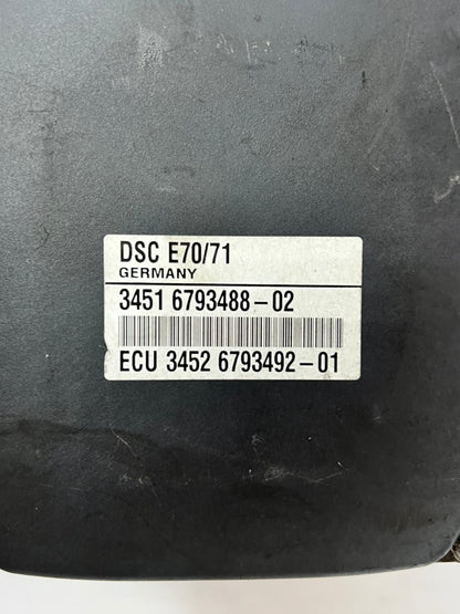 2007-2014 BMW X5 E70 E71 X5 X6 Hydraulic Abs Pump And DSC Control Module 6793488