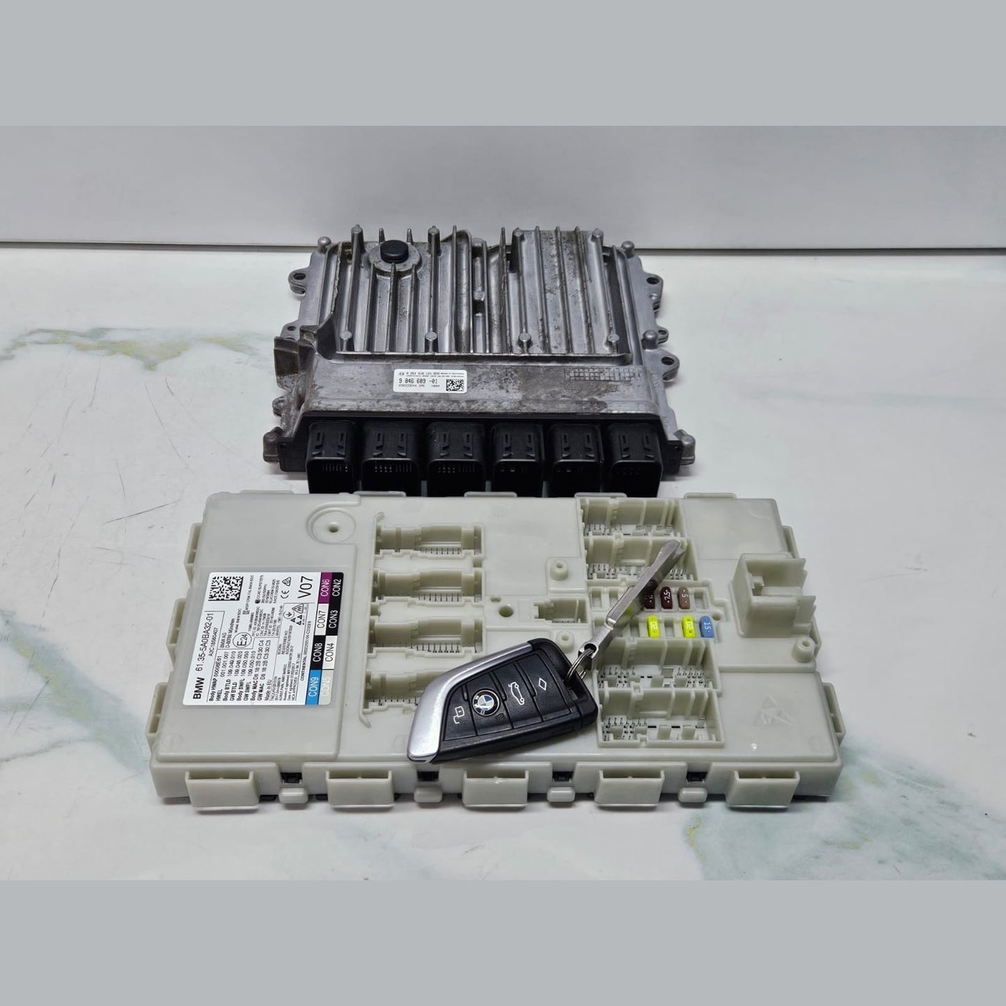2020 BMW X3 G01 M40iX B58D RHD Engine Control Unit ECU Set 9846689 OEM