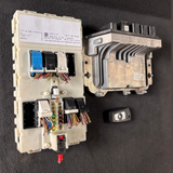 OEM BMW F20 B38 2016 ENGINE CONTROL UNIT ECU SET WITH KEY BOSCH - 8663284